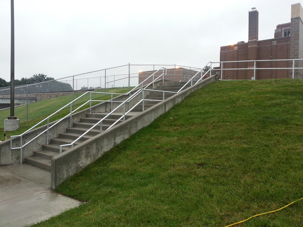 Central Industrial Sheet Metal Handrail Systems Project